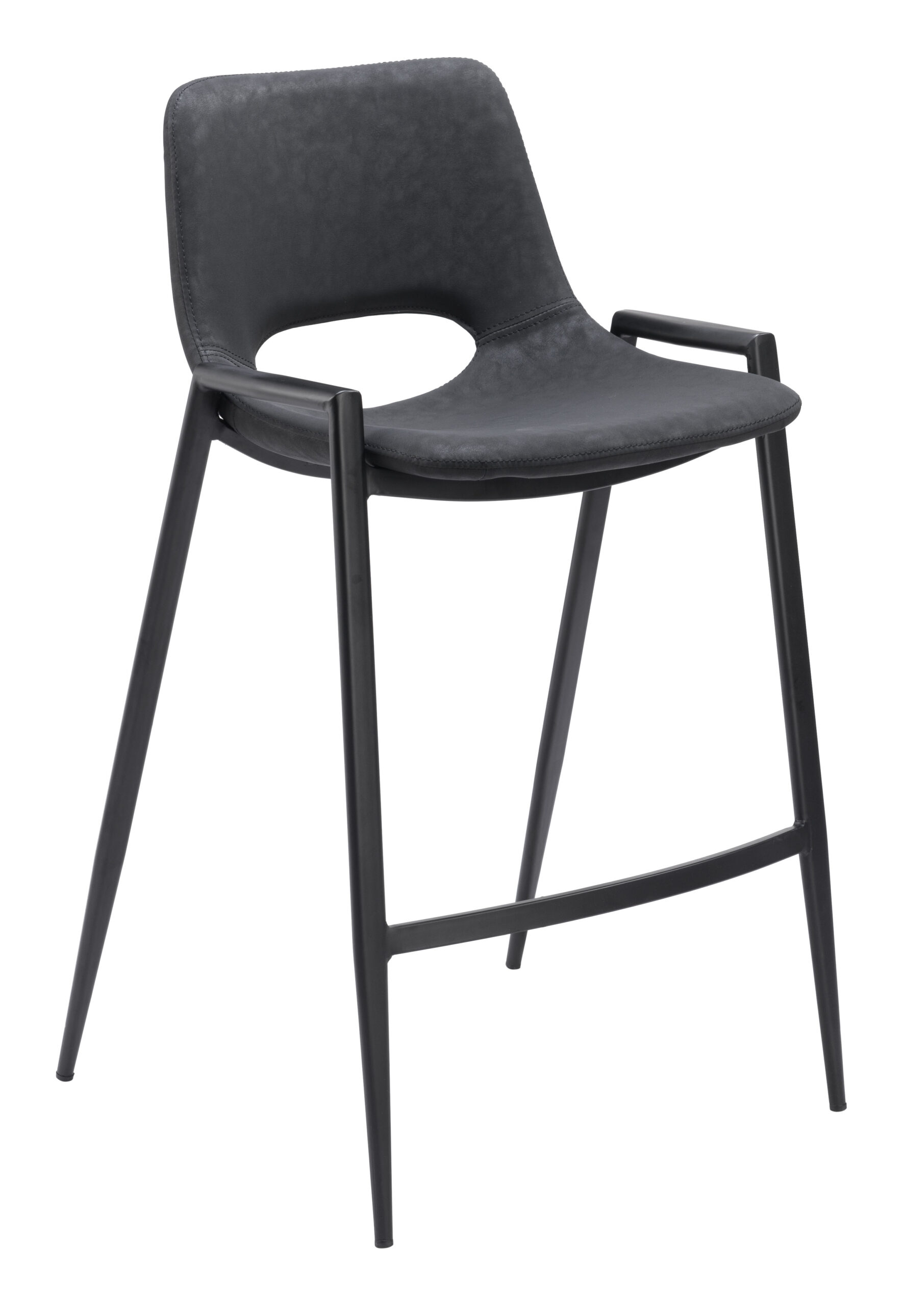 Desi Counter Stool Black (set of 2)