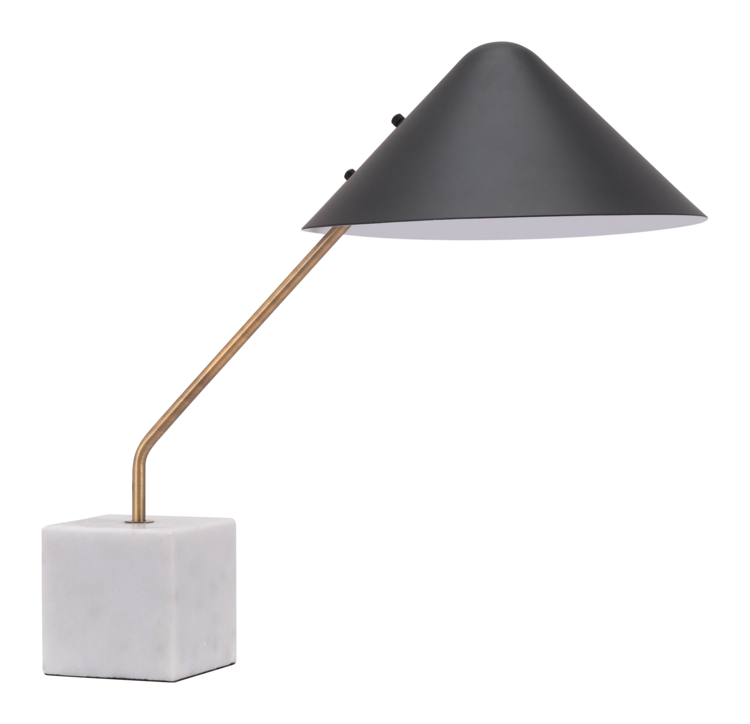 Pike Table Lamp Black & White 56080
