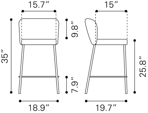 Linz Counter Stool (set of 2) - Image 2