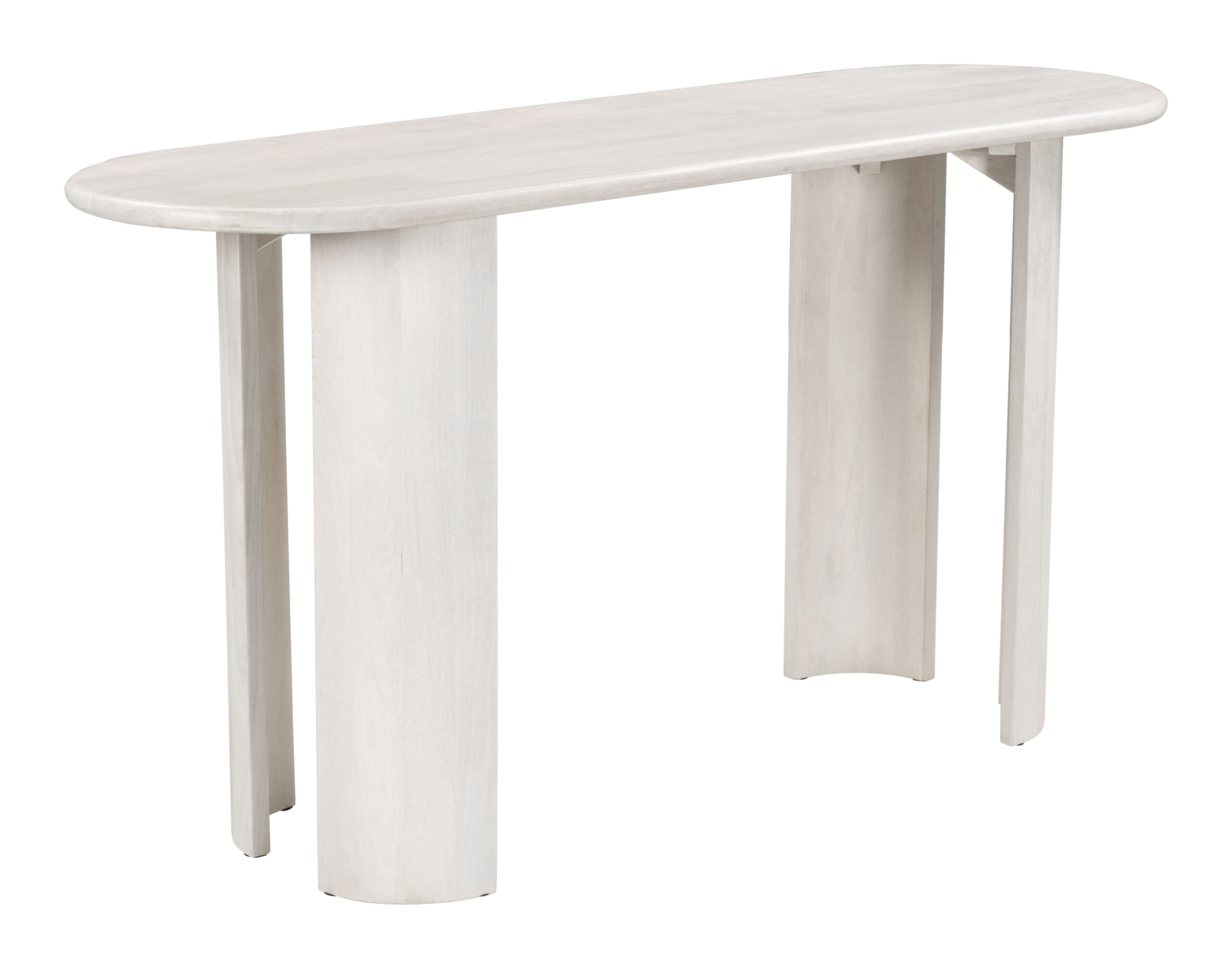 Risan Console Table Whitewashed 109854