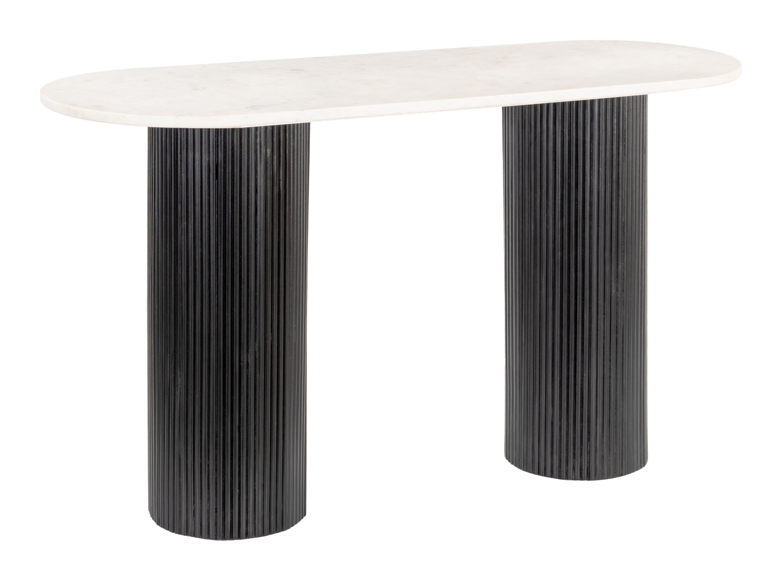Izola Console Table White & Black 110230