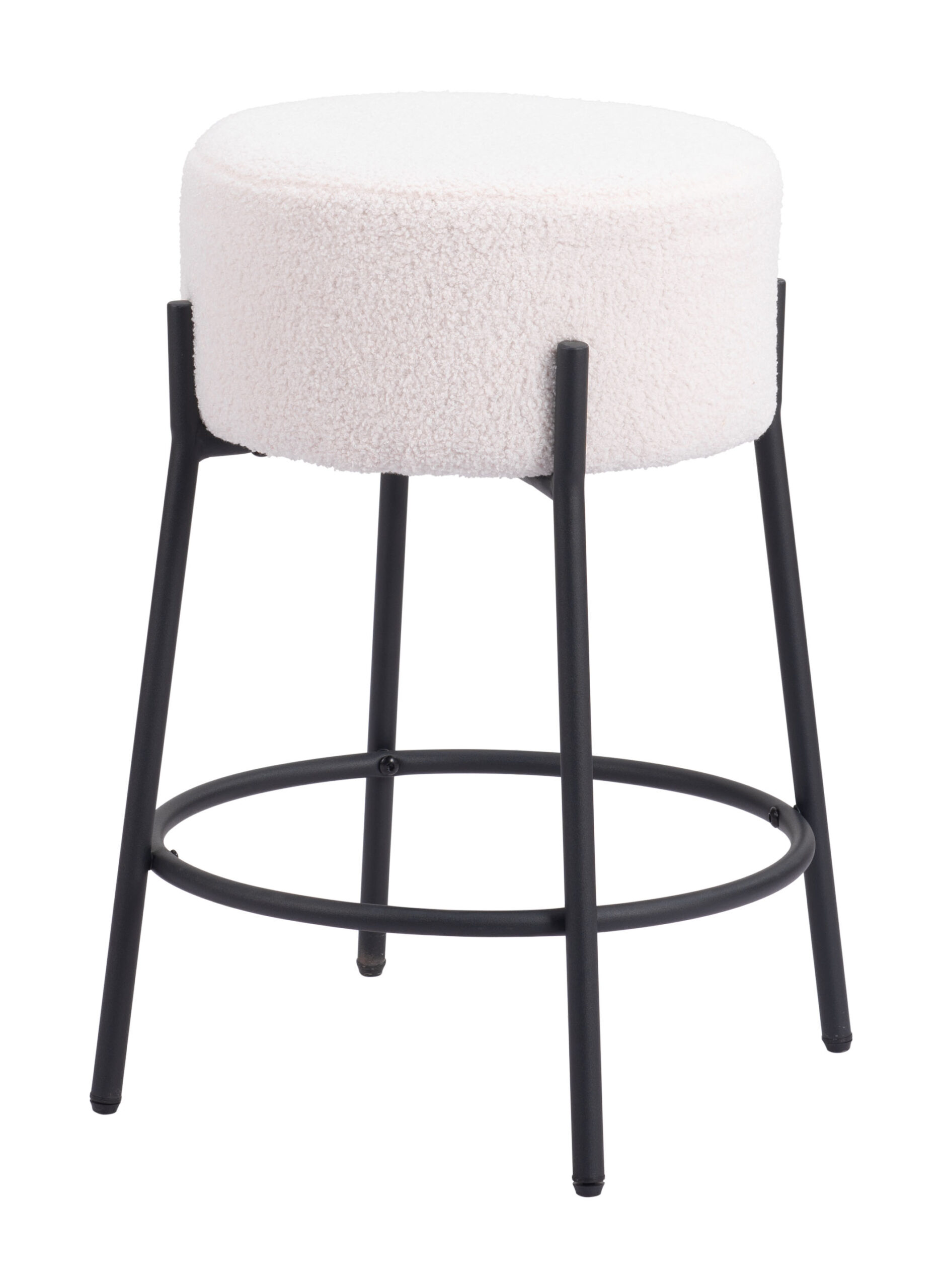 Blanche Counter Stool Ivory 109741 (set of 2)