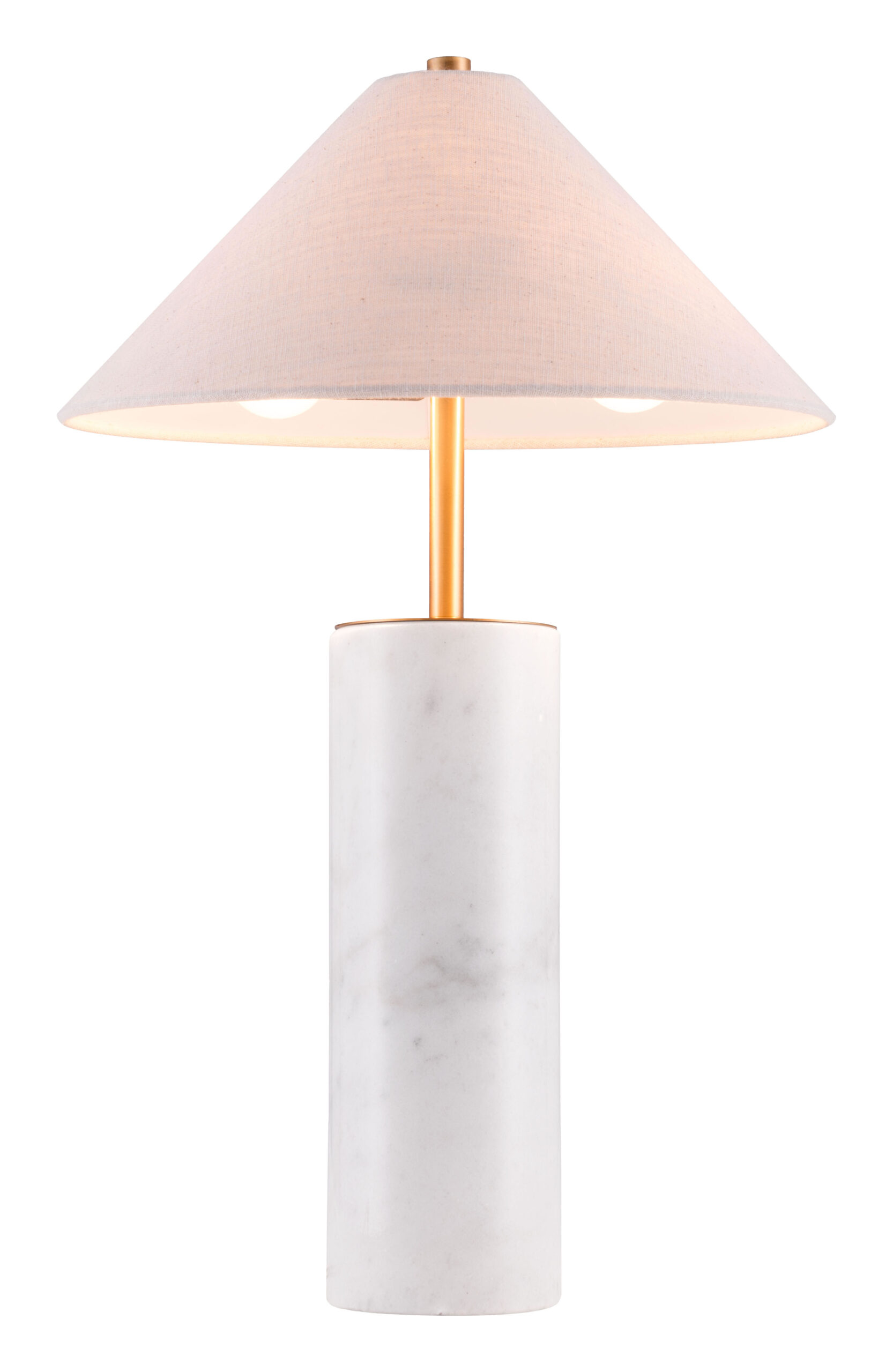 Ciara Table Lamp Beige & White 56100