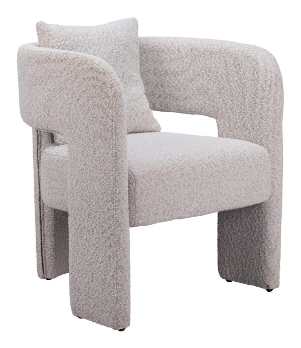 Melilla Dining Chair Misty Gray 109990 - Image 3