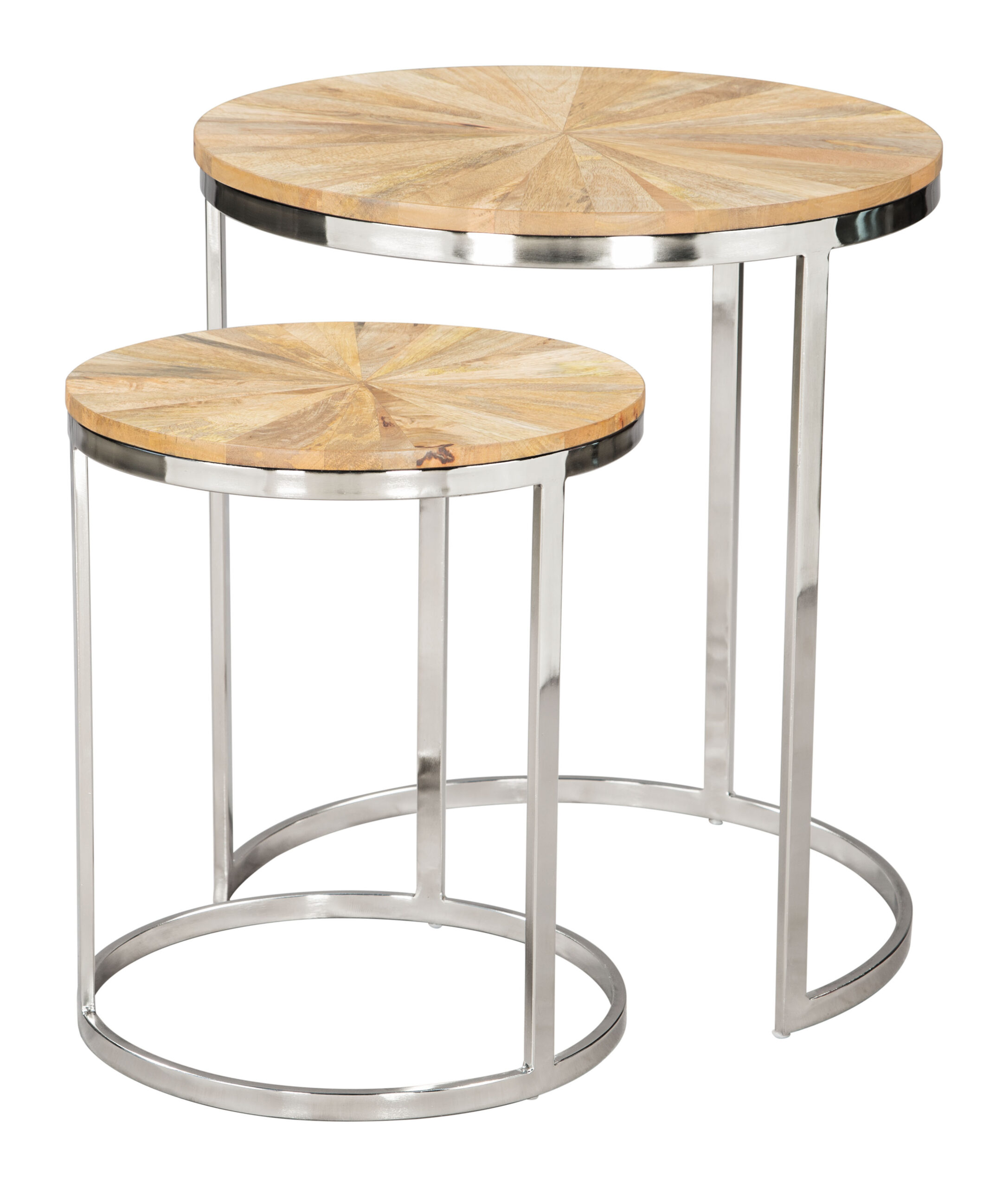 Bari Nesting Table Set Natural 109776