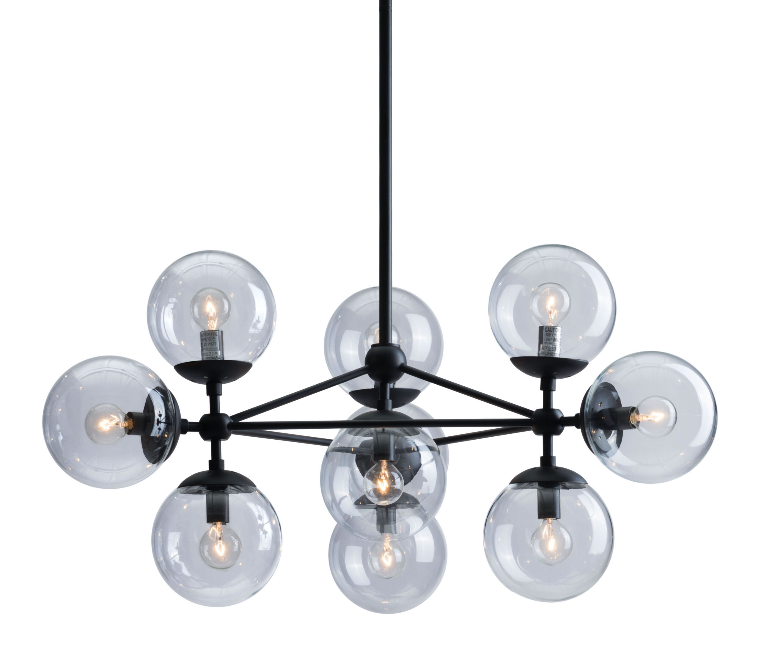 Belfast Ceiling Lamp Black 56065