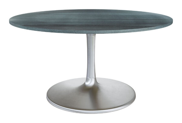 Metropolis Dining Table Gray & Silver - Image 12