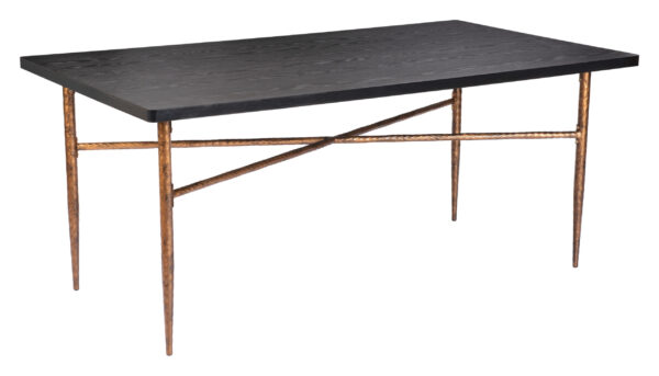 Nida Dining Table Black & Bronze 109957 - Image 3