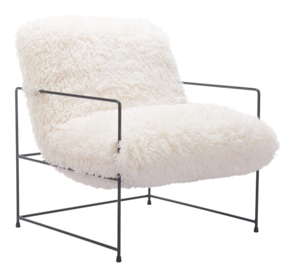 Pelut Accent Chair White 110202 - Image 3