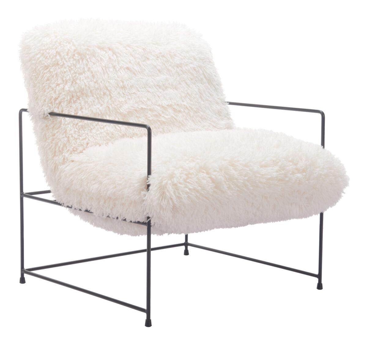 Pelut Accent Chair White 110202 - Image 3
