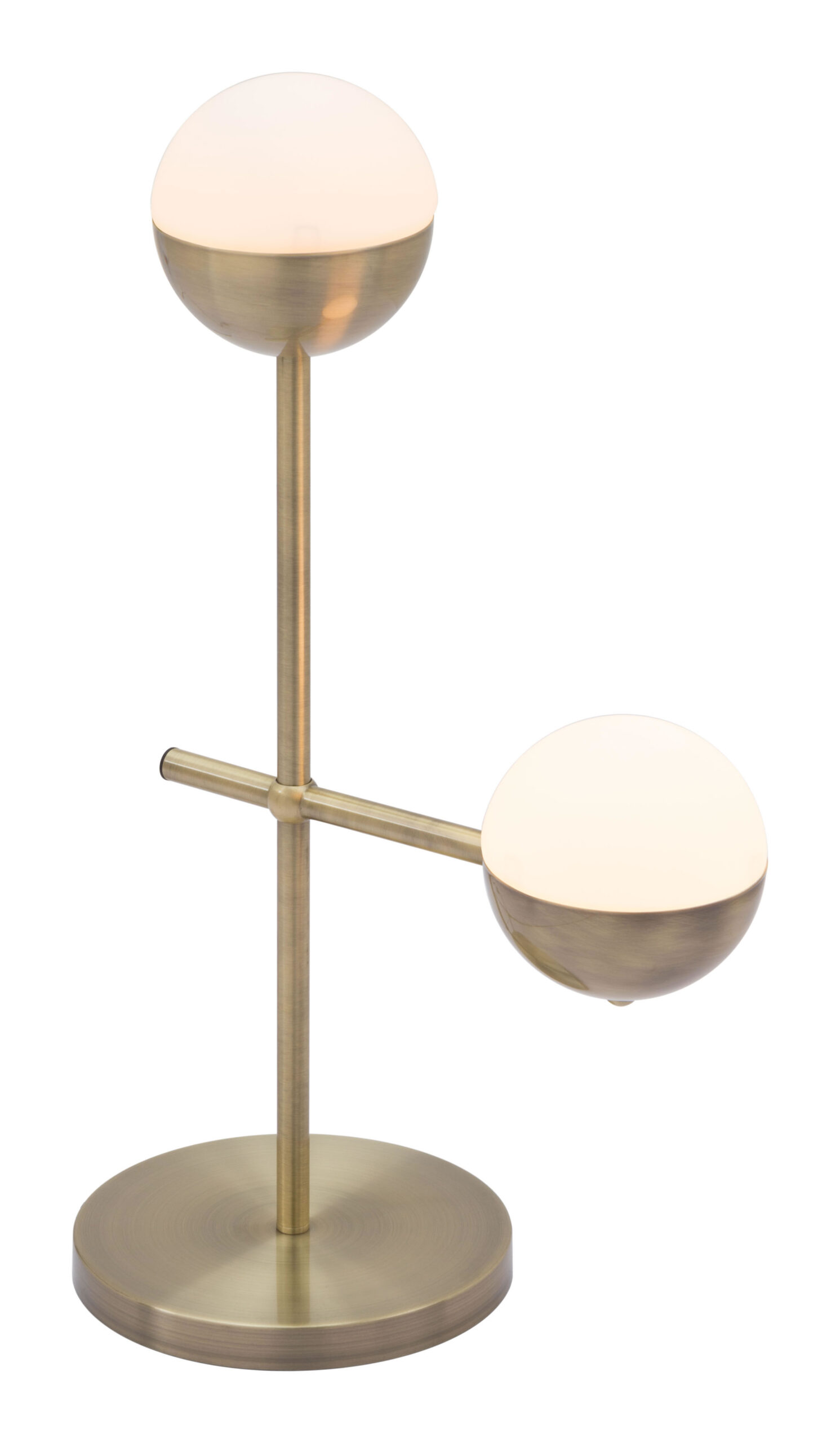 Waterloo Table Lamp White & Bronze 56050
