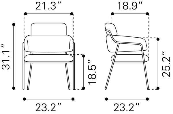 Marcel Dining Chair (set of 2) - Image 15