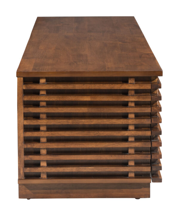 Linea Wide Entertainment Stand Walnut 110881 - Image 3