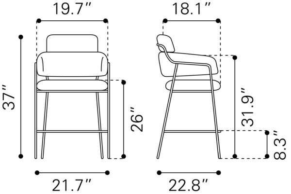 Marcel Counter Stool (set of 2) - Image 16