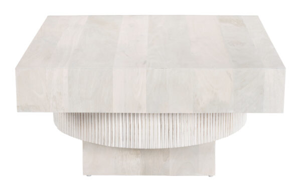 Trani Coffee Table Whitewashed 109851 - Image 3