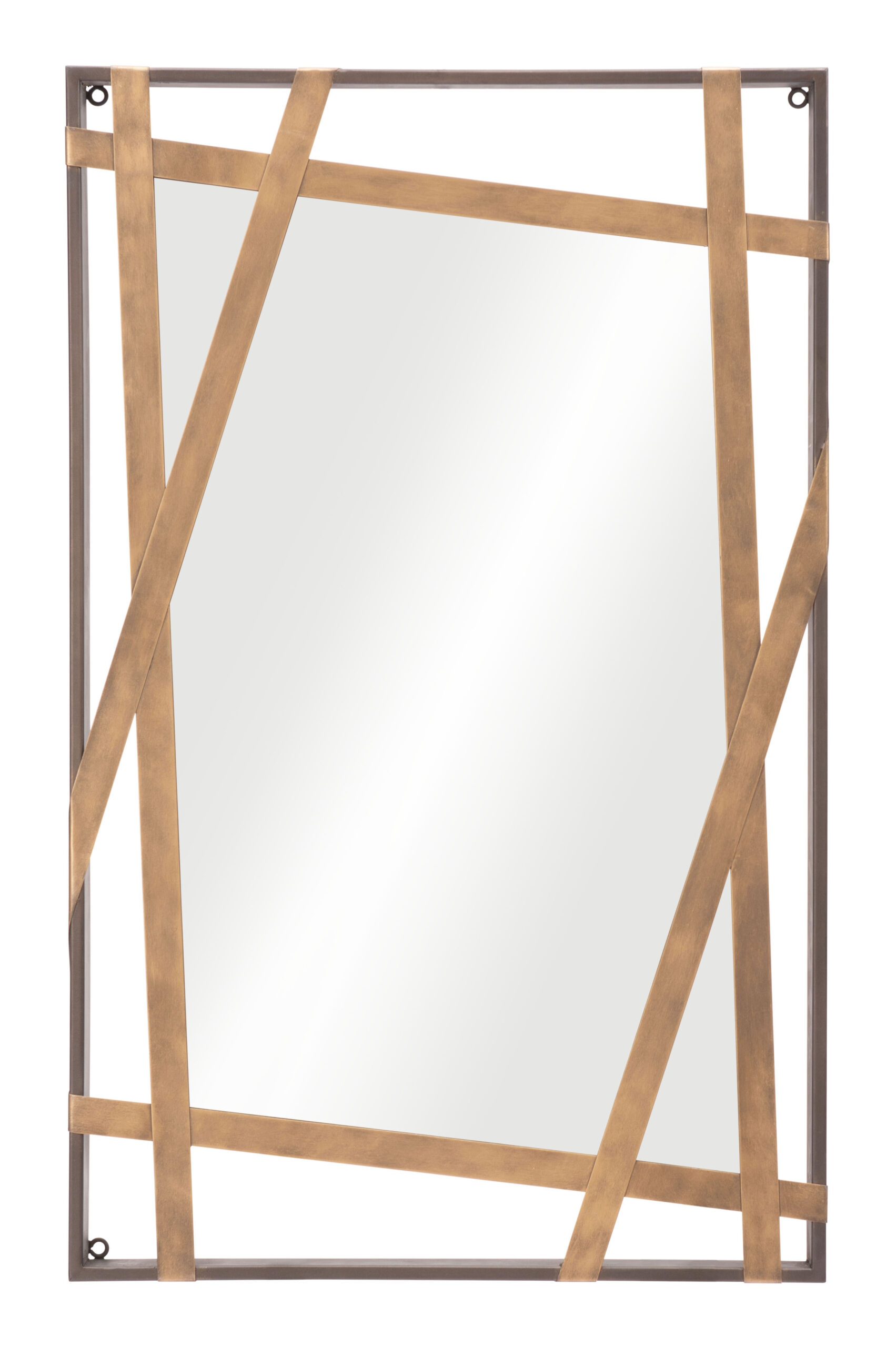 Tolix Mirror Antique Gold & Black A12255