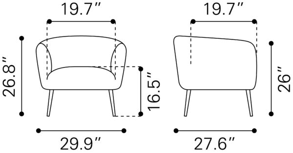 Deco Accent Chair - Image 3