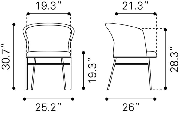 Freycinet Dining Chair (set of 2) - Image 11