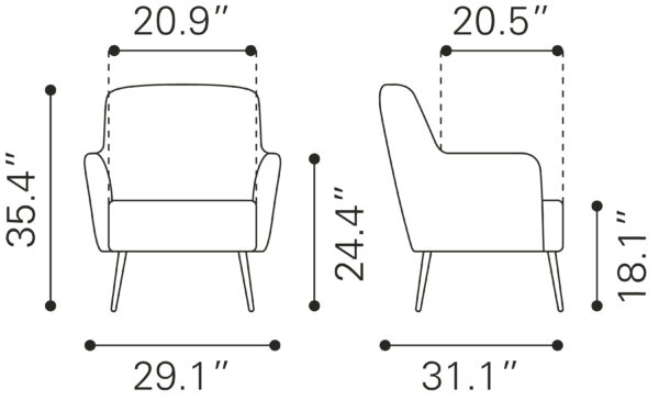Tasmania Accent Chair - Image 15