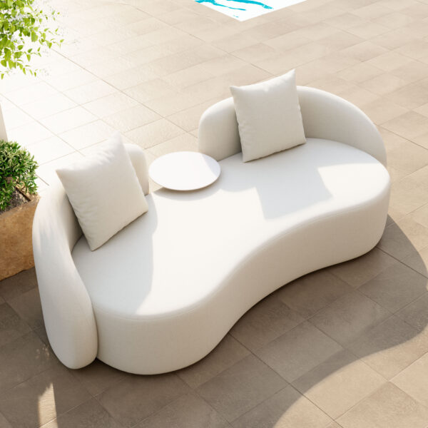 Sunny Isles Loveseat Beige 704019 - Image 3