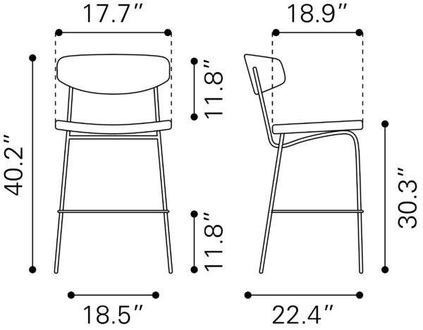 Charon Barstool (set of 2) - Image 9