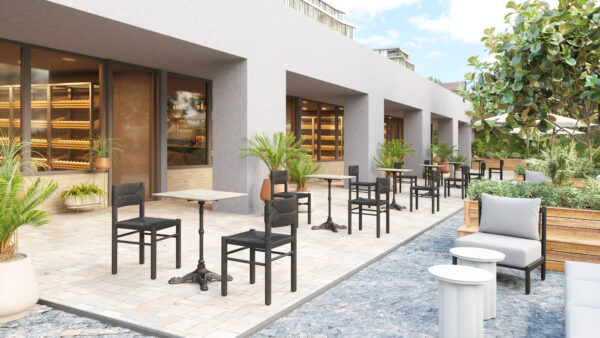 Alfresco Dining Table Gray 704051 - Image 4