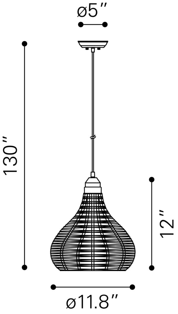 Nezz Ceiling Lamp Natural 56016 - Image 6