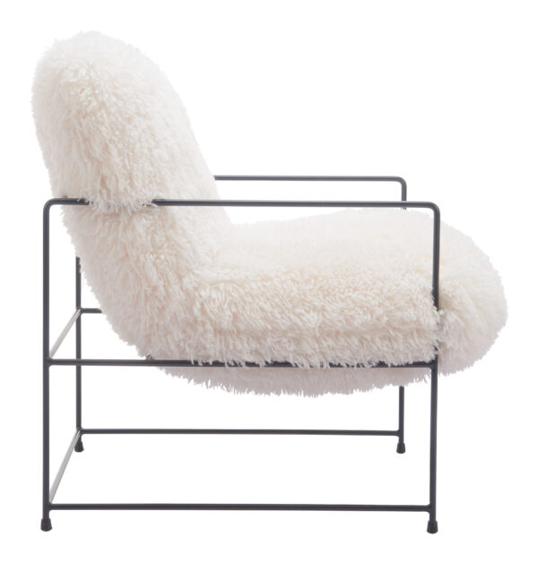 Pelut Accent Chair White 110202 - Image 4