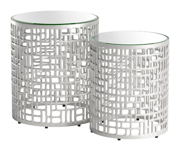 Reden Side Table Set Silver 110153 - Image 4