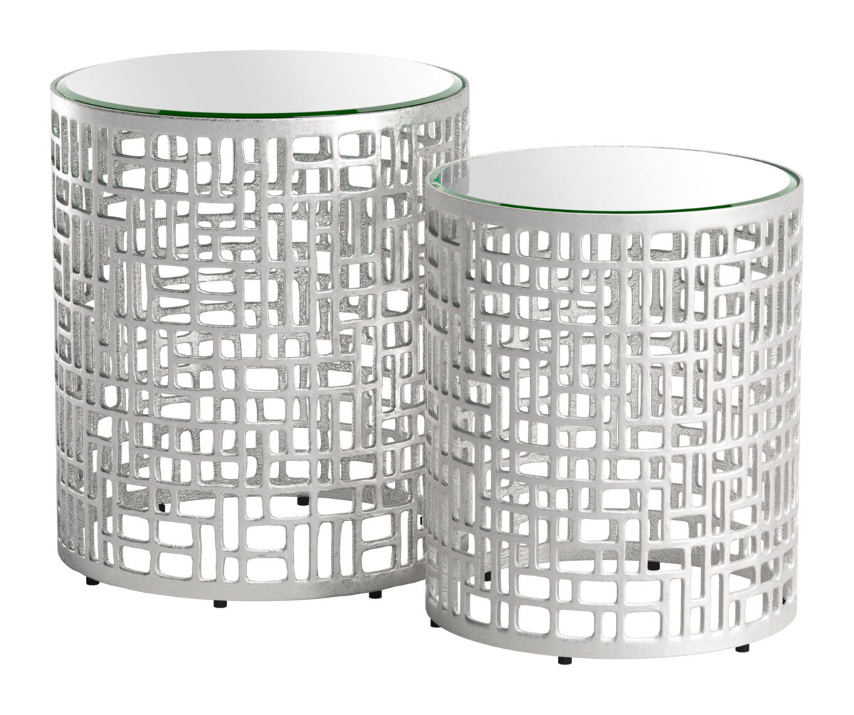Reden Side Table Set Silver 110153 - Image 4