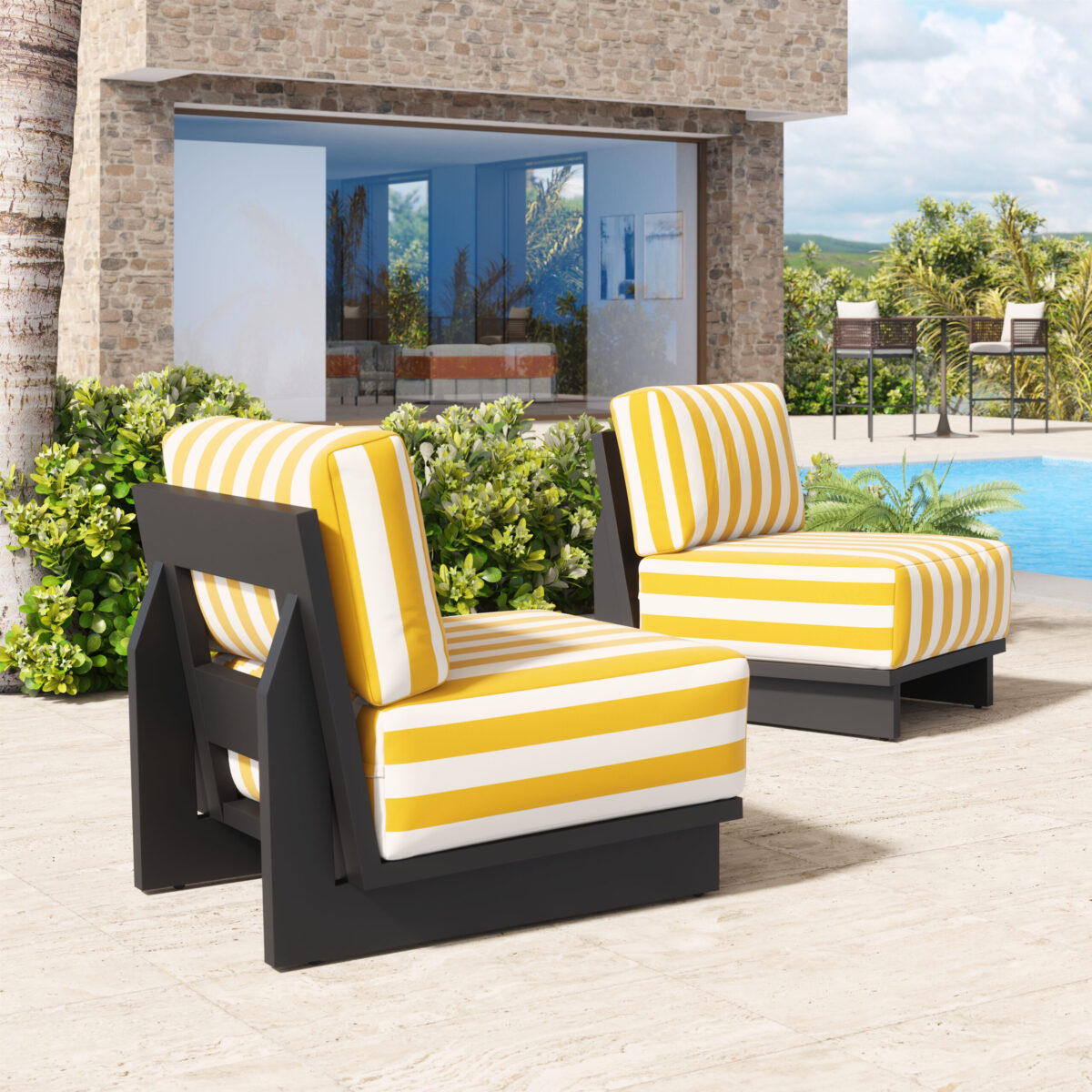 Shoreline Accent Chair Yellow 704042 - Image 3