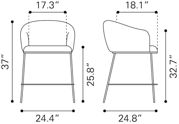 Essen Counter Stool - Image 3