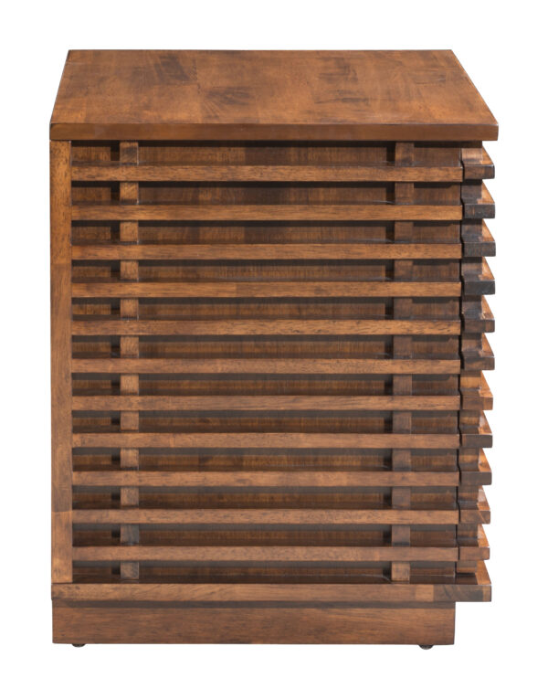 Linea End Table Walnut 110880 - Image 3
