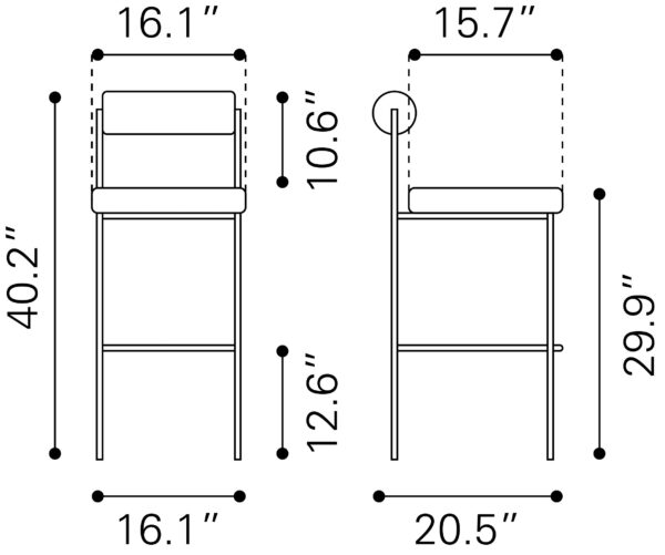 Livorno Barstool (set of 2) - Image 3