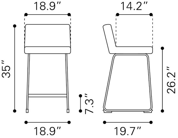 Pago Counter Stool (set of 2) - Image 3