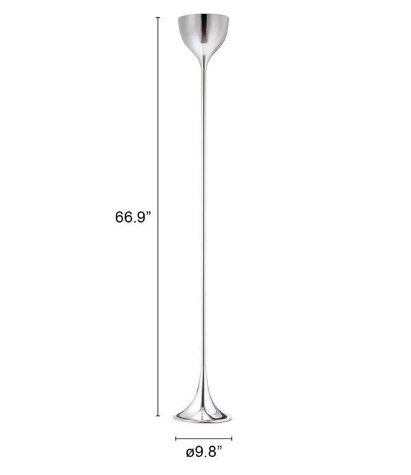 Neutrino Floor Lamp Chrome 50013 - Image 4