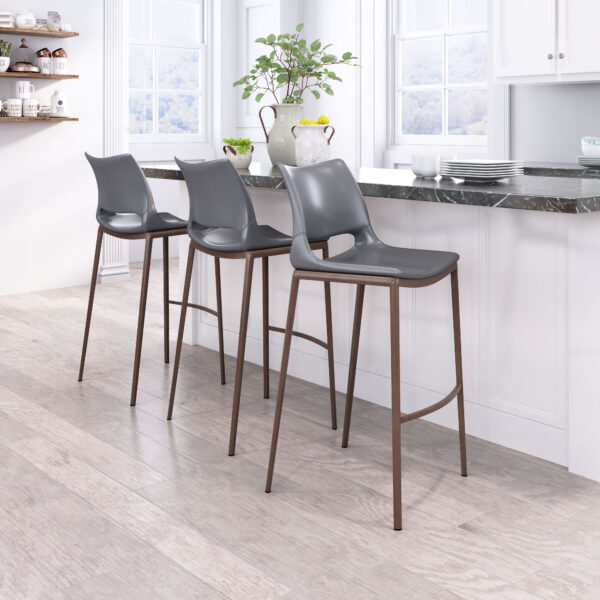 Ace Barstool Walnut (set of 2) - Image 4