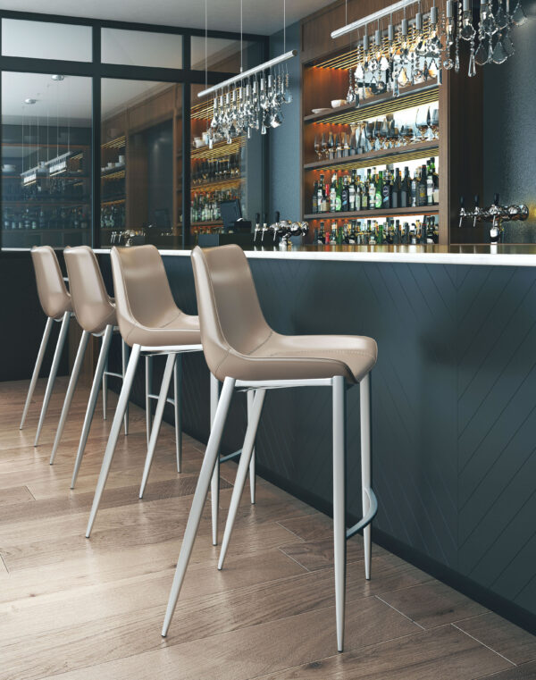 Magnus Barstool Silver (set of 2) - Image 12