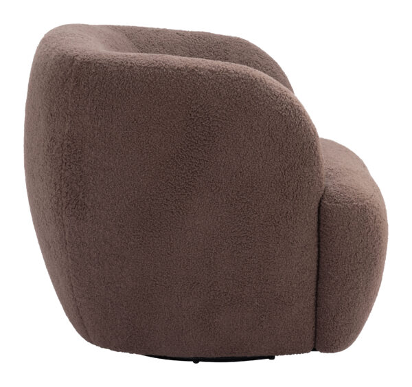 Govan Swivel Chair Brown 109958 - Image 4