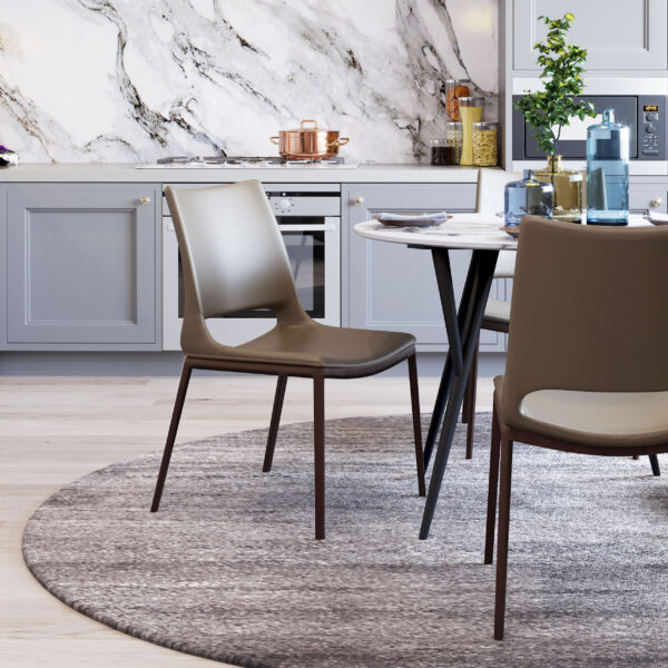 Ace Dining Chair Brown & Walnut 101282 (set of 2) - Image 9