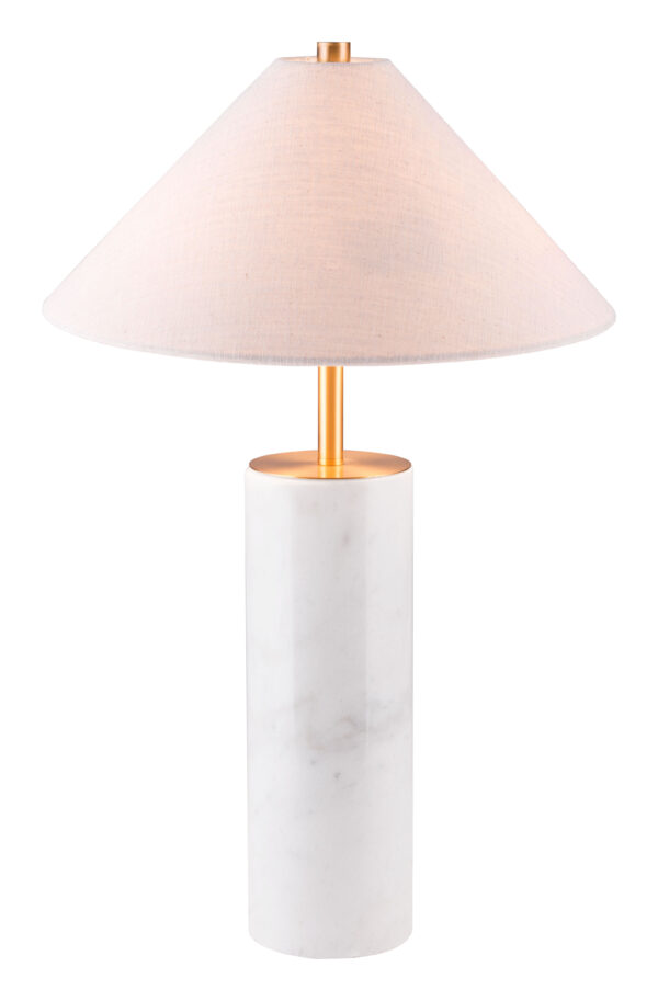 Ciara Table Lamp Beige & White 56100 - Image 4