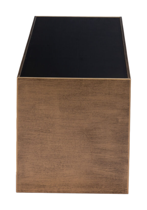 Reed Coffee Table Brass & Black 109842 - Image 4