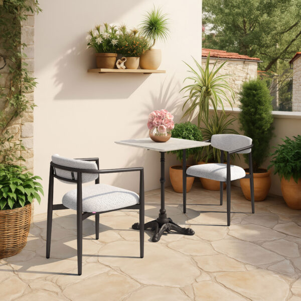 Alfresco Dining Table Gray 704051 - Image 5