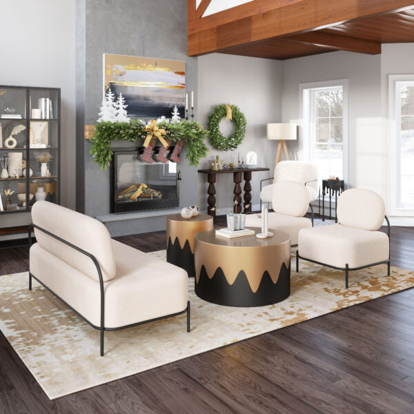 Arendal Accent Chair Vanilla 110023 - Image 9