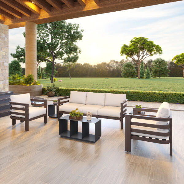 Bal Harbor Sofa White 704041 - Image 5