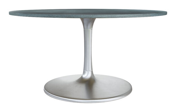 Metropolis Dining Table Gray & Silver - Image 13