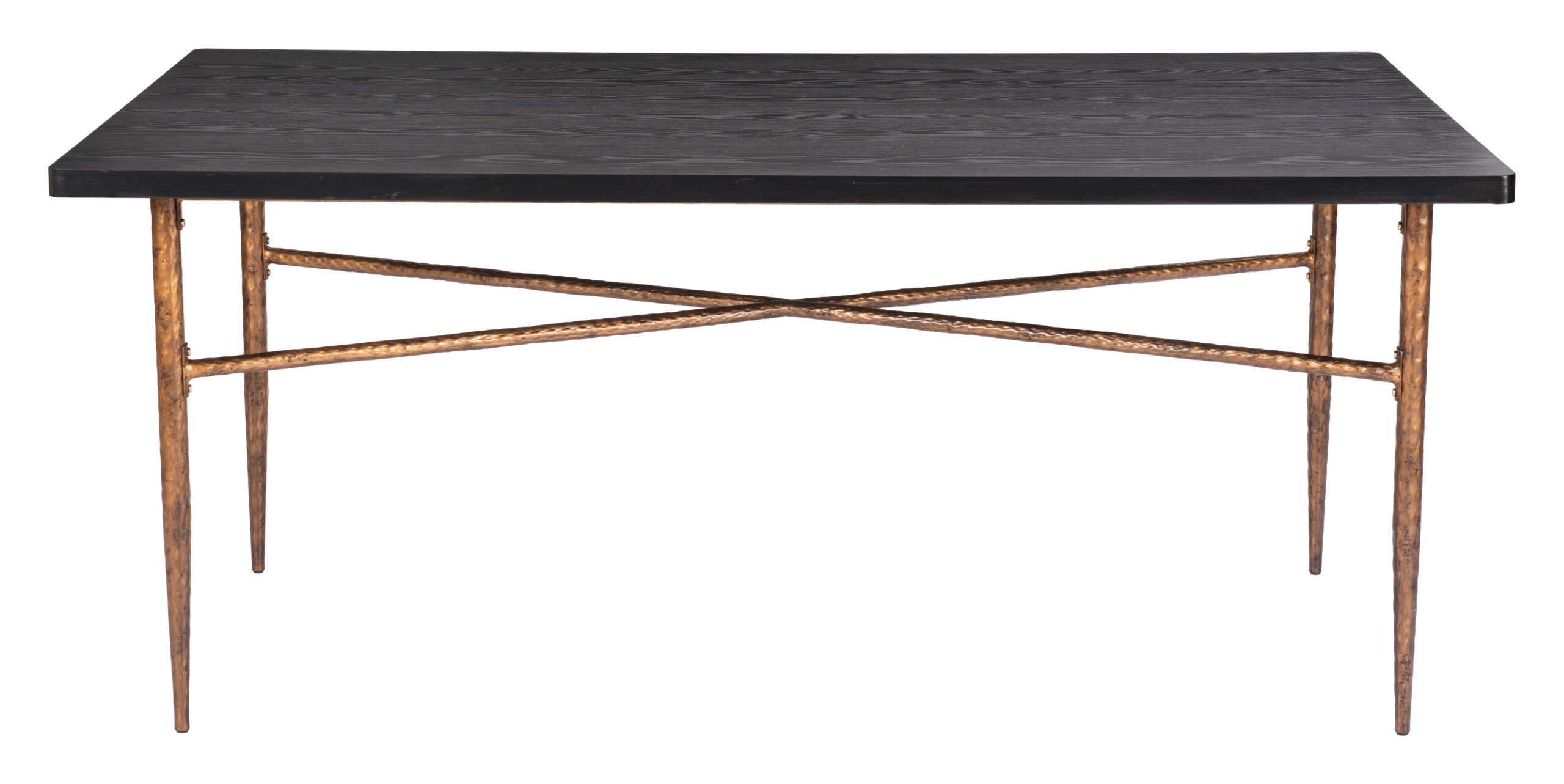 Nida Dining Table Black & Bronze 109957