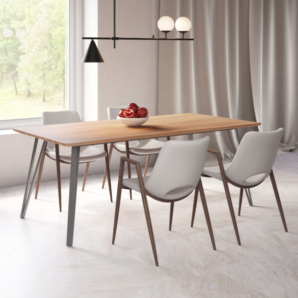 Desi Dining Chair Walnut (set of 2) - Image 12