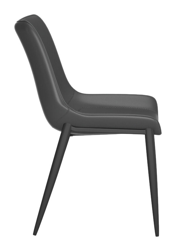 Magnus Dining Chair Matte Black 110776 (set of 2) - Image 4