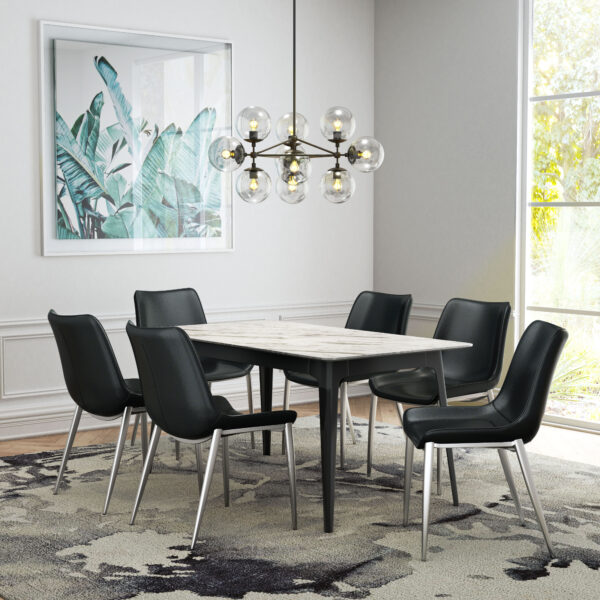 Magnus Dining Chair Stainless Steel (set of 2) - Image 4